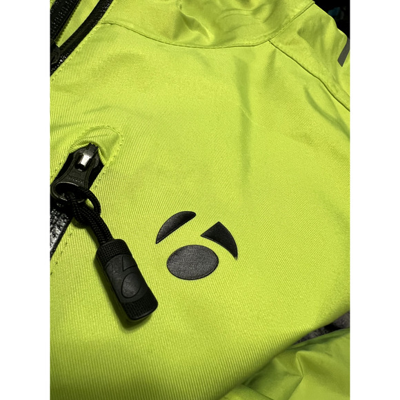 Bontrager Men’s Neon Full Zip Lightweight Windbreaker Cycling Jacket Size L - Picture 4 of 5